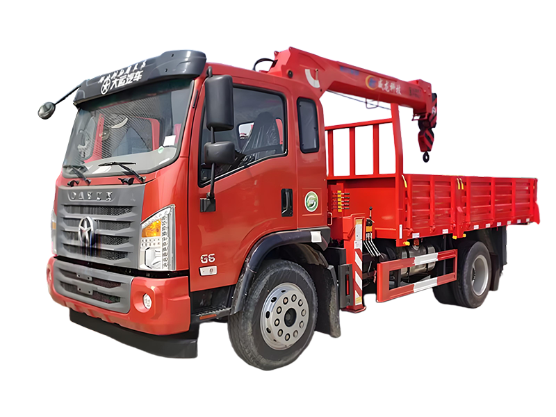 Dayun Flatbed Truck Crane 5ton Truck Mounted Crane Boom Teleskopik