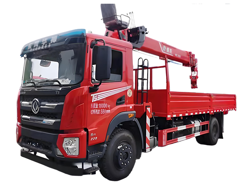 Dongfeng DV5 8tons 10tons Kren Trak Kren Kenderaan Kren Dipasang Pada Trak