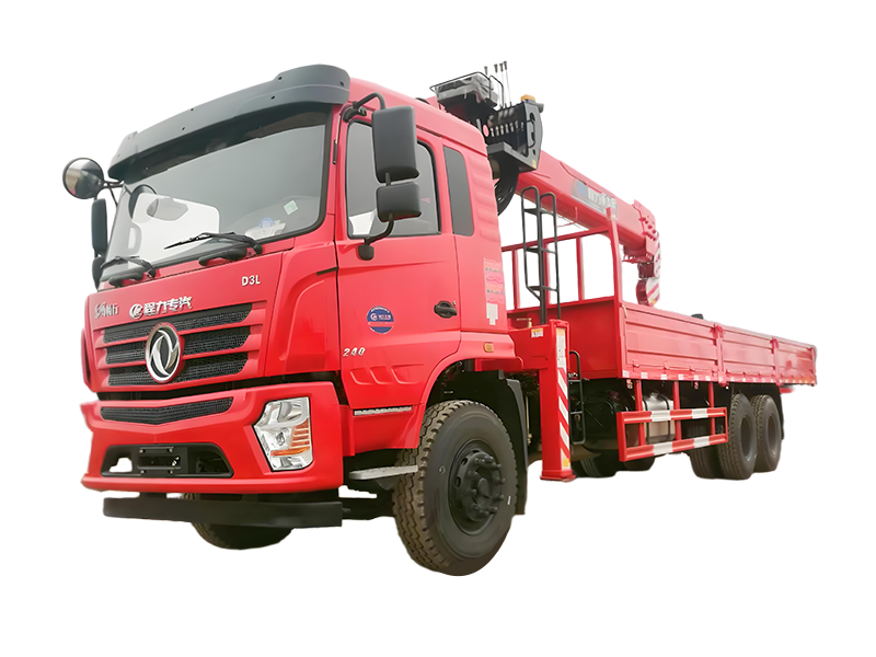 Dongfeng D3L Belakang Lapan Roda 12-ton Trak Kren Mudah Alih
