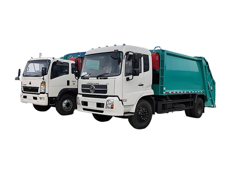 12-14CBM DONGFENG D9 Sampah Compactor Truk