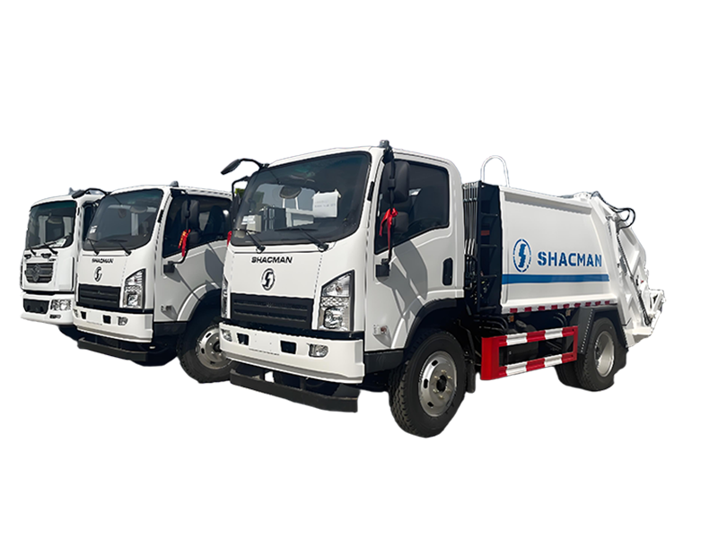 6CBM SHACMAN Sampah Compactor Truk
