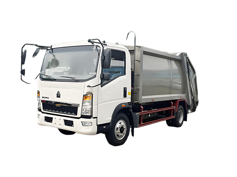 6CBM HOWO Sampah Compactor Truk