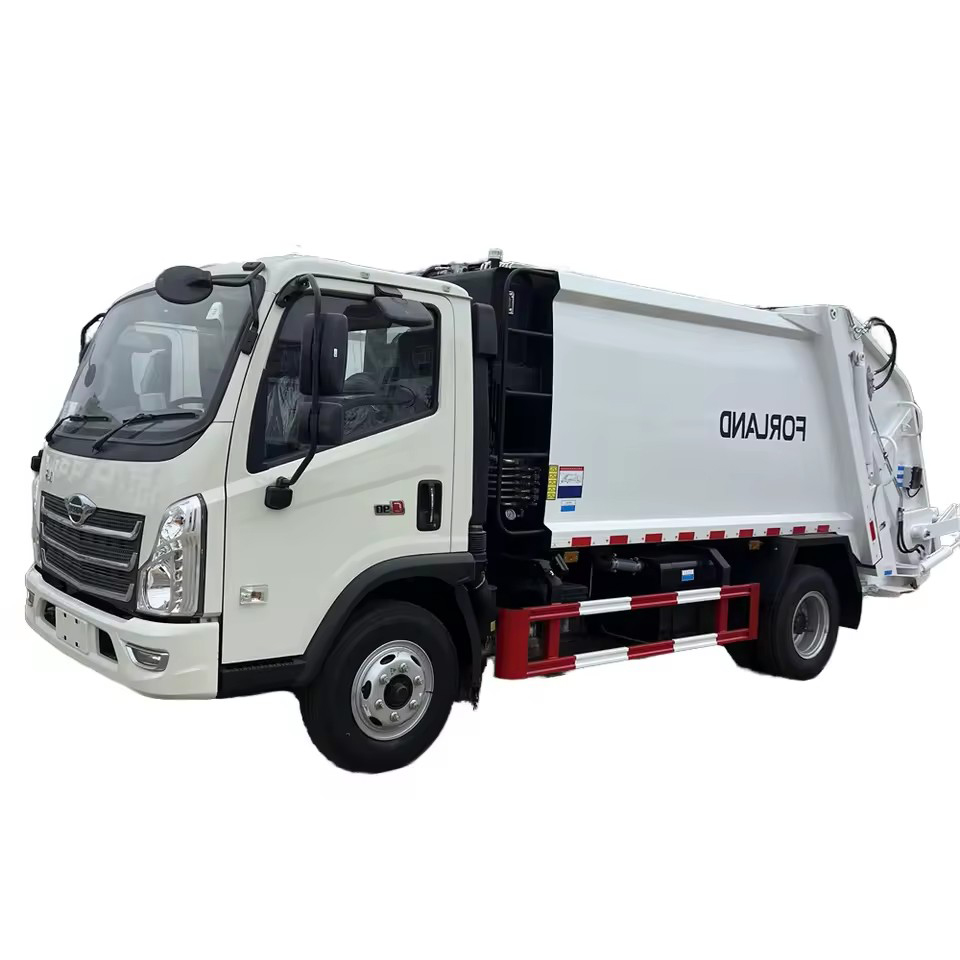 Enjin Diesel Motor Gearbox 4x2 Manual Compactor Truck Kendaraan Sampah Compactor Truck