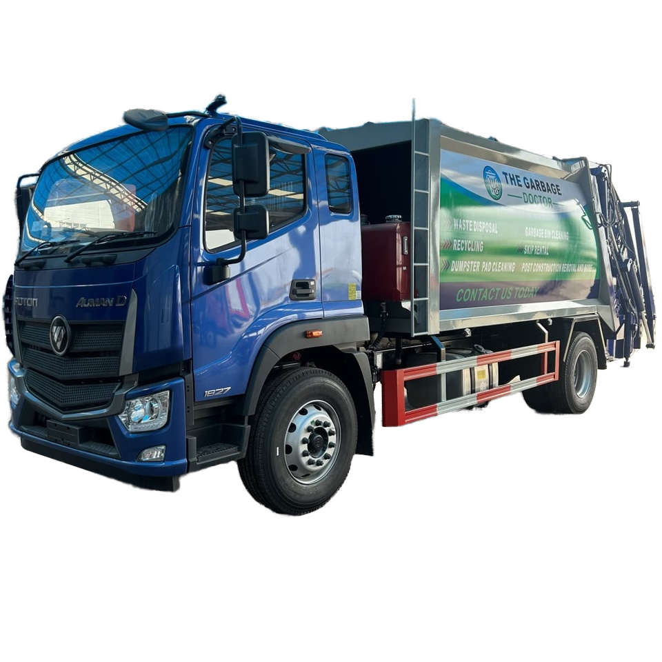 FOTON Right-Hand Drive 12m&sup3; Compactor Truck - Penyelesaian Pemampatan Jalan Kecekapan Tinggi Un