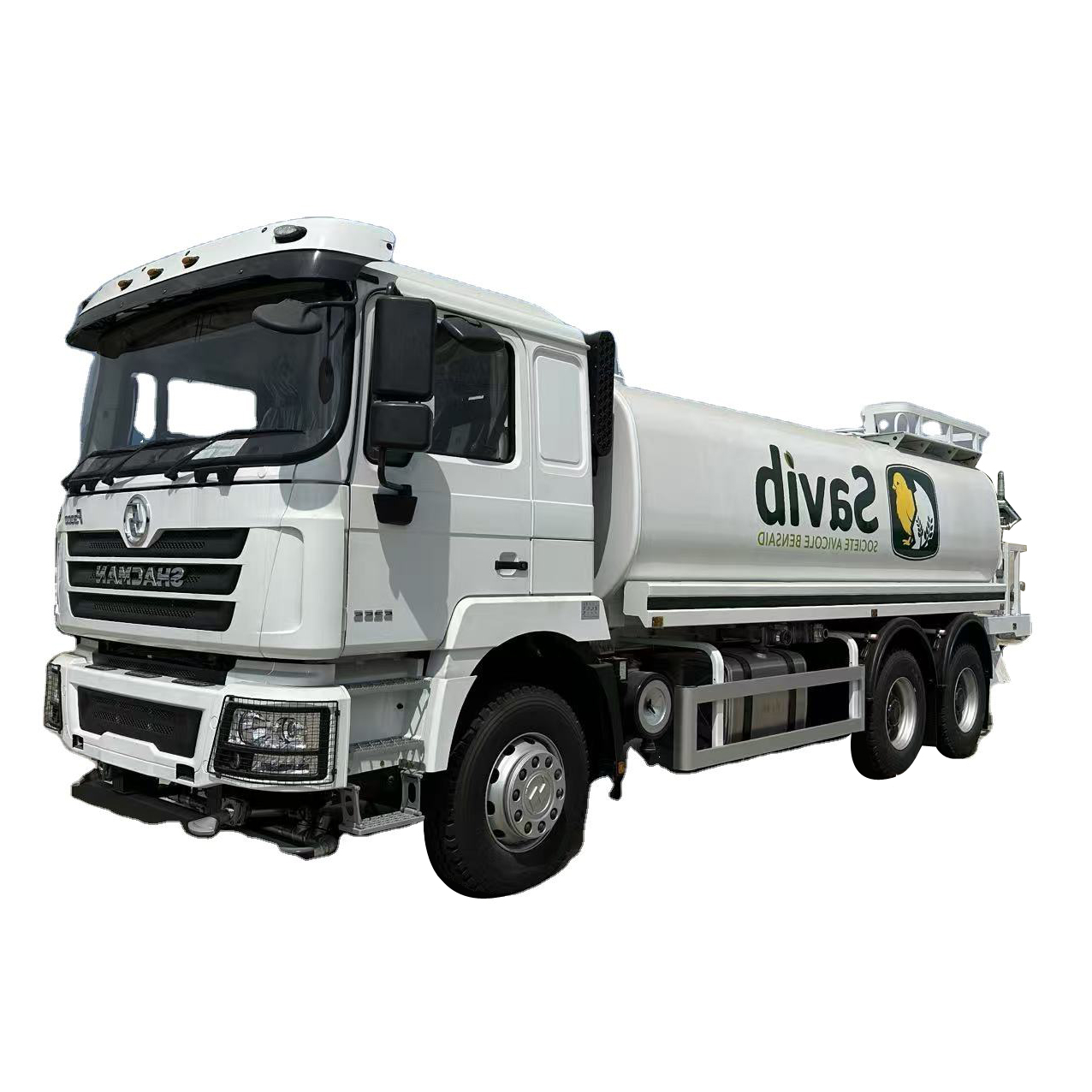 SHACMAN 15000-30000 Liter 25 Ton Truk Tangki Air Diesel Roda Pemandu 6x4 Baru Untuk Enjin Ladang Dan