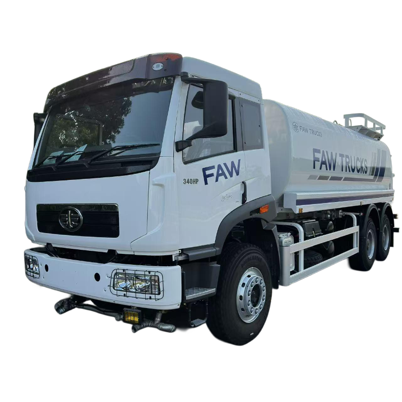 FAW 6x4 20T Air Sprinkler Truck Untuk Pembinaan & Pembersihan Jalan - Tahan Lama Dan Cekap