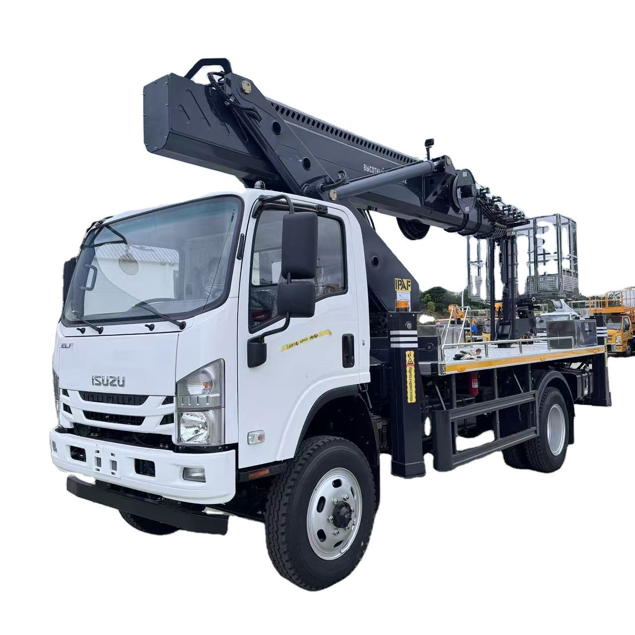 Kenderaan Kerja Udara Isuzu N Series 4x4 Yang Boleh Dipercayai, Lift Boom 33M, Kestabilan Tinggi Unt