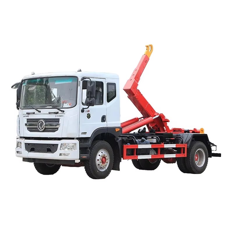 Dongfeng Disesuaikan 14 Ton 16 Ton 18 Ton Jenis Auto Roll Off Sampah Pengumpulan Truk Hook Lengan Li