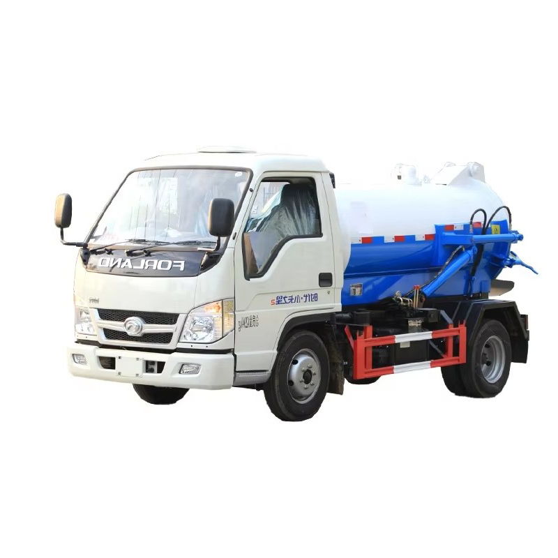 Foton Mini Sewage Suction Truck 2 CBM 4x2 Vacuum Suction Tank Truck Untuk Dijual