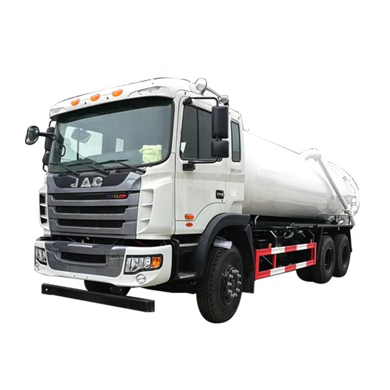 JAC 22000L Sewage Suction Truck 6x4 Tekanan Tinggi Vakum Sewage Suction Truck Di Dubai