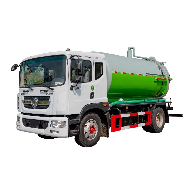 Donfeng 10 CBM Sewage Suction Truck 4x2 Tersuai Septic Fecal Suction Tank Truck