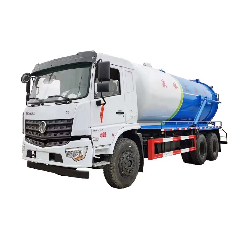 Dongfeng 20 CBM Truk Sedutan Kumbahan Dongfeng 6 X 4 Septic Fecal Vacuum Suction Truc