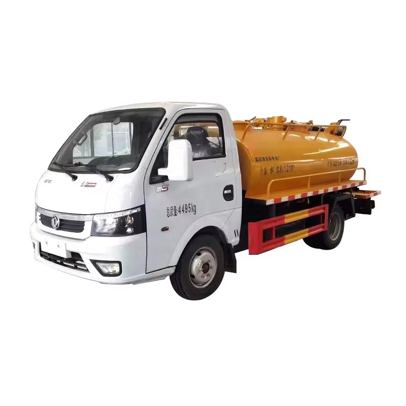 Dongfeng Mini Truk Sedutan Kumbahan 2 CBM 4x2 Truk Tangki Sedutan Vakum