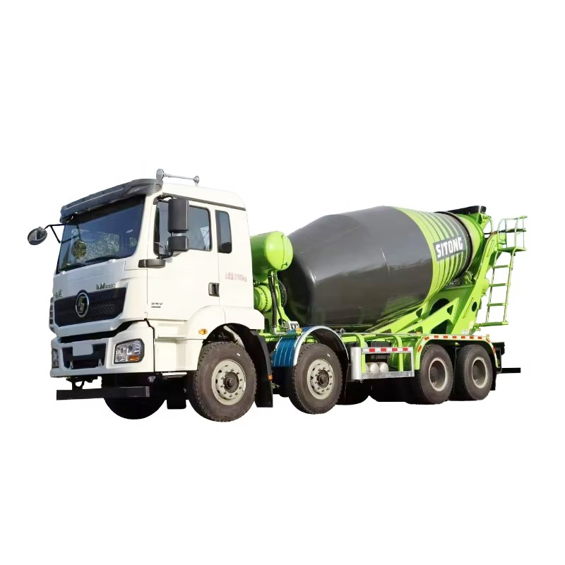 Shacman M3000 8x4 Trak Pencampur Konkrit 8CBM Trak Tangki Simen Pukal Dengan Mesin Pencampur Konkrit