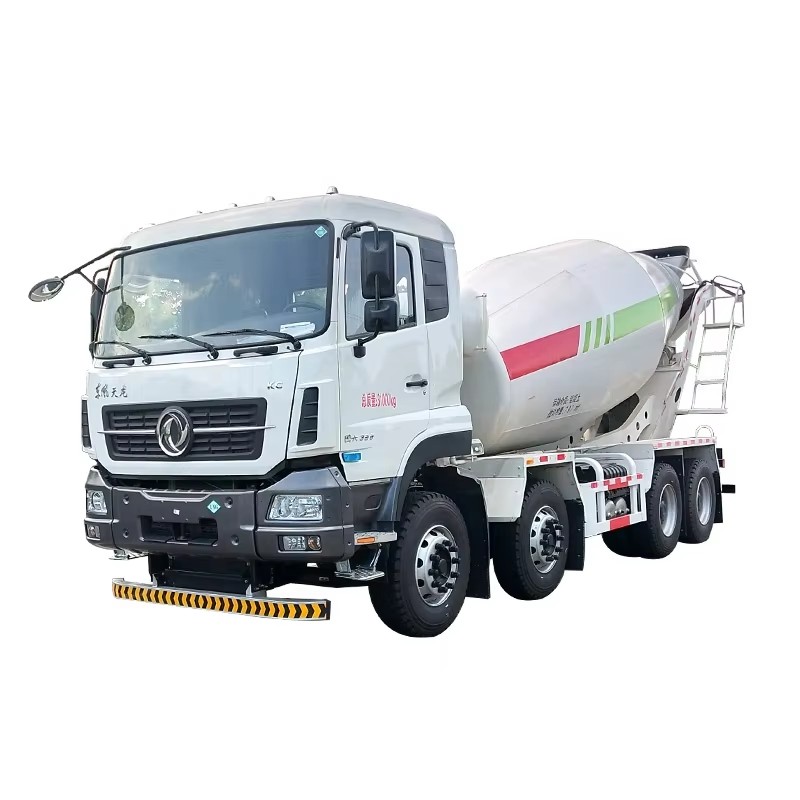 Dongfeng KL 8 Meter Kubik Trak Pencampur Konkrit Pencampuran Trak Pencampur Semen Drum Untuk Dijual