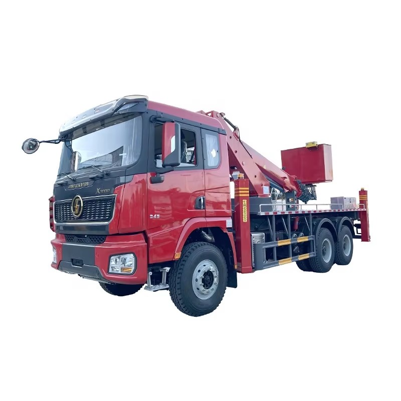 Shacman X3000 6x4 Trak Platform Kerja Udara Berat 23m Lift Udara Operasi Ketinggian Tinggi Hidraulik