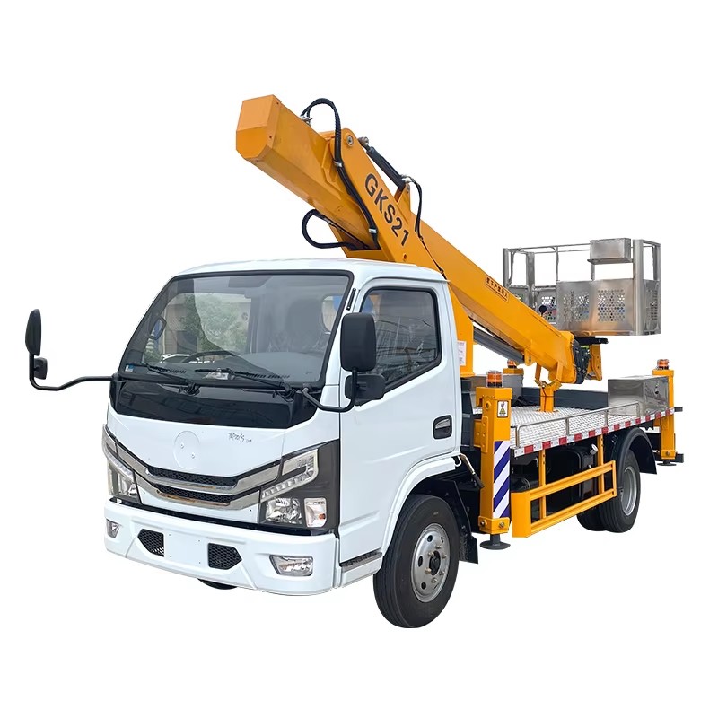 Dongfeng 26m Trak Kerja Platform Udara Trak Operasi Angkat Ketinggian Tinggi Hidraulik