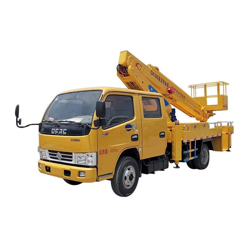 Dongfeng 21m Lengan Lurus Trak Kerja Udara Yang Dipasang Platform Udara Trak Operasi Ketinggian Ting
