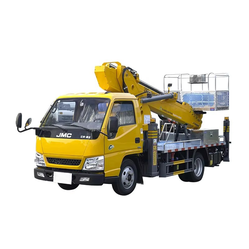 JMC Eksport Platform Kerja Udara Hidraulik Lelaki Lift Truk 28M Operasi Ketinggian Tinggi Kerja Udar