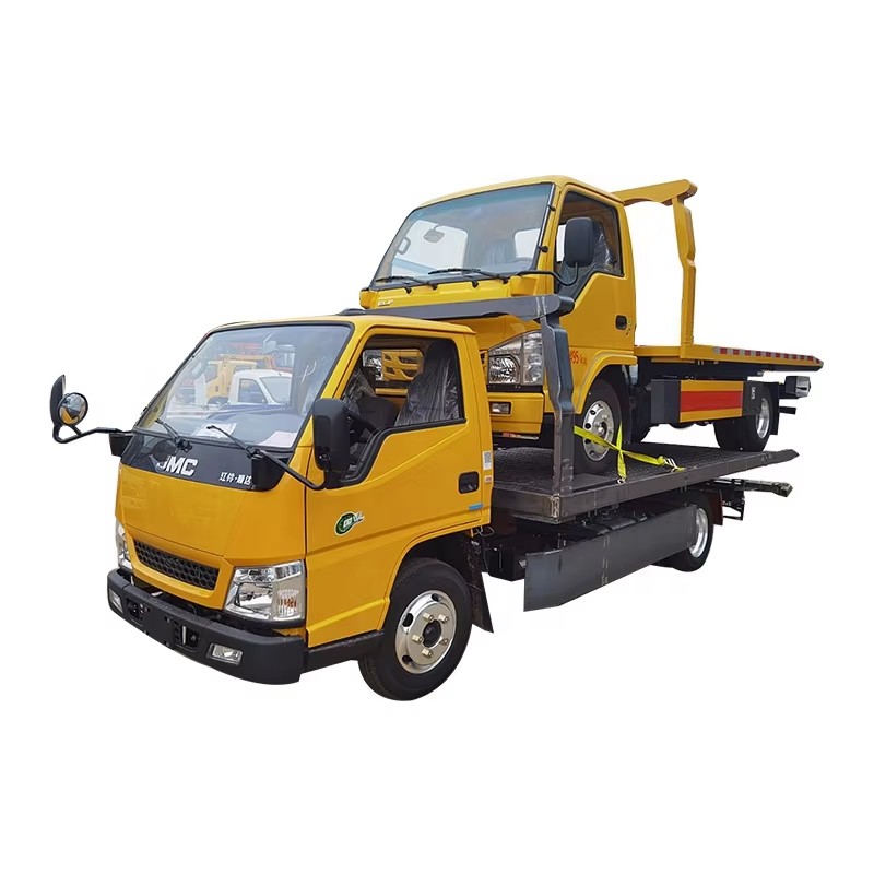 JMC Flatbed Wrecker Towing Truck 4x2 Road Wrecker Truck Untuk Penyelamatan Kenderaan