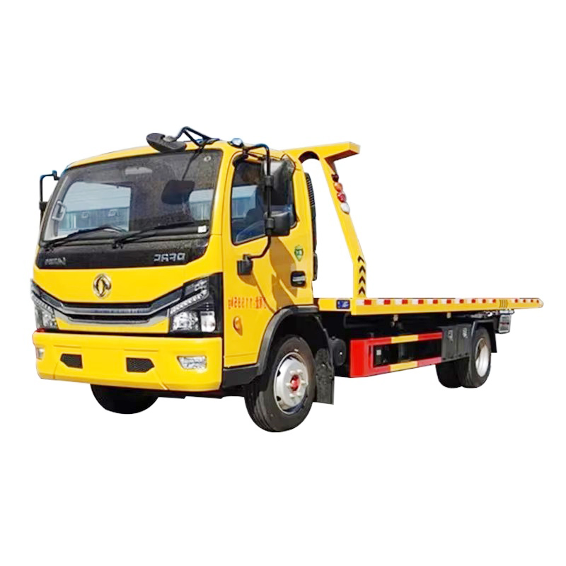 Kilang Jualan Langsung Dongfeng Flatbed Towing Wrecker Truck 4x2 Road Wrecker Truck Untuk Penyelamat