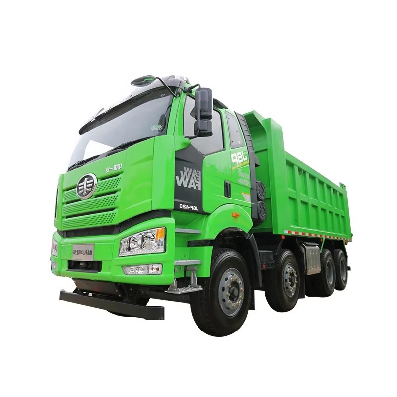 FAW 40 Ton Truk Tipper Perlombongan Diesel 8x4 12 Roda Truk Dump Untuk Dijual