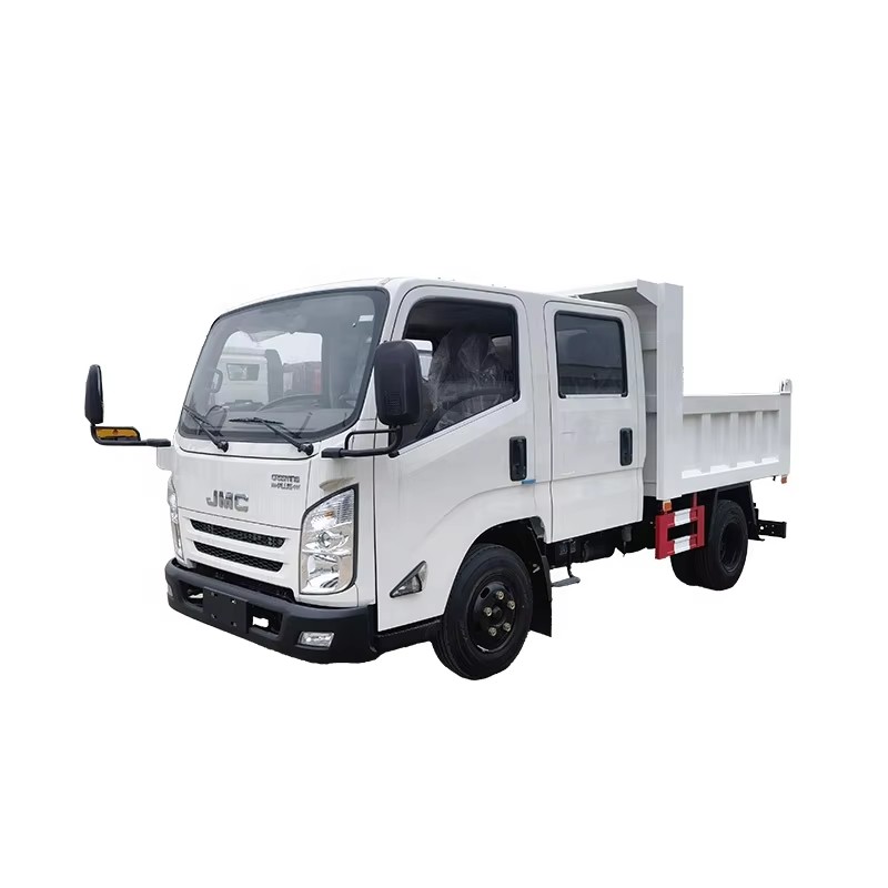 Kilang Jualan Panas JMC Double Cab Dumper Truck Tersuai Mini Tipper Dump Truck Untuk Dijual