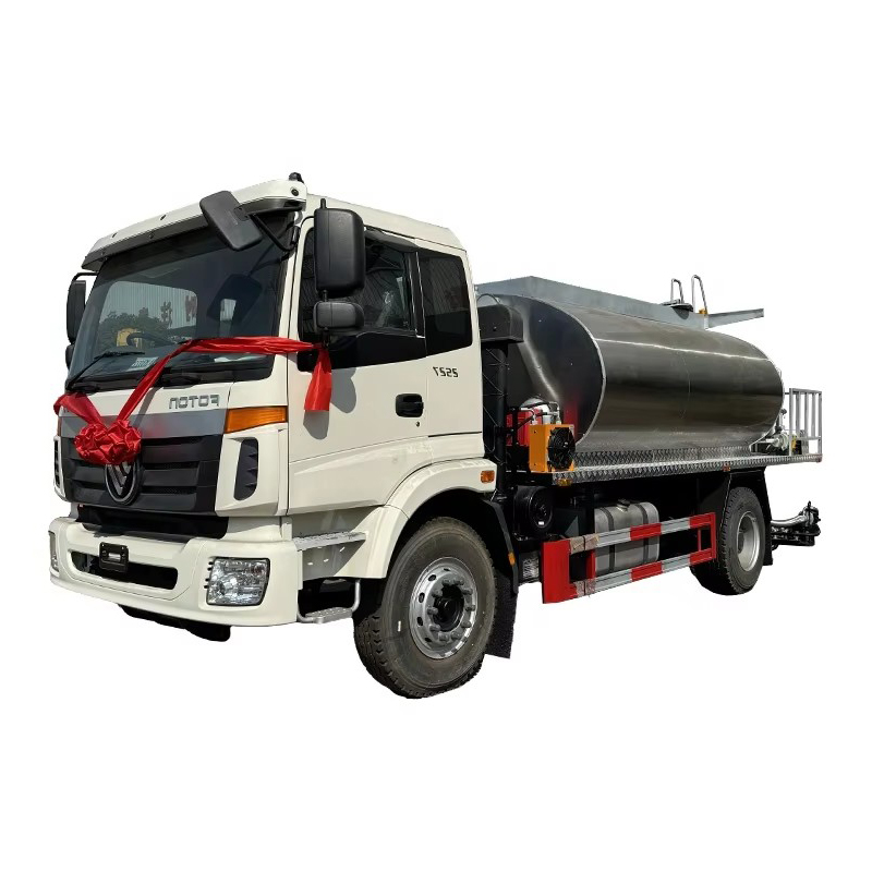 Eksport Foton Auman Bitumen Spray Truck 7 CBM Road Asphalt Spray Bitumen Pengedar Truck