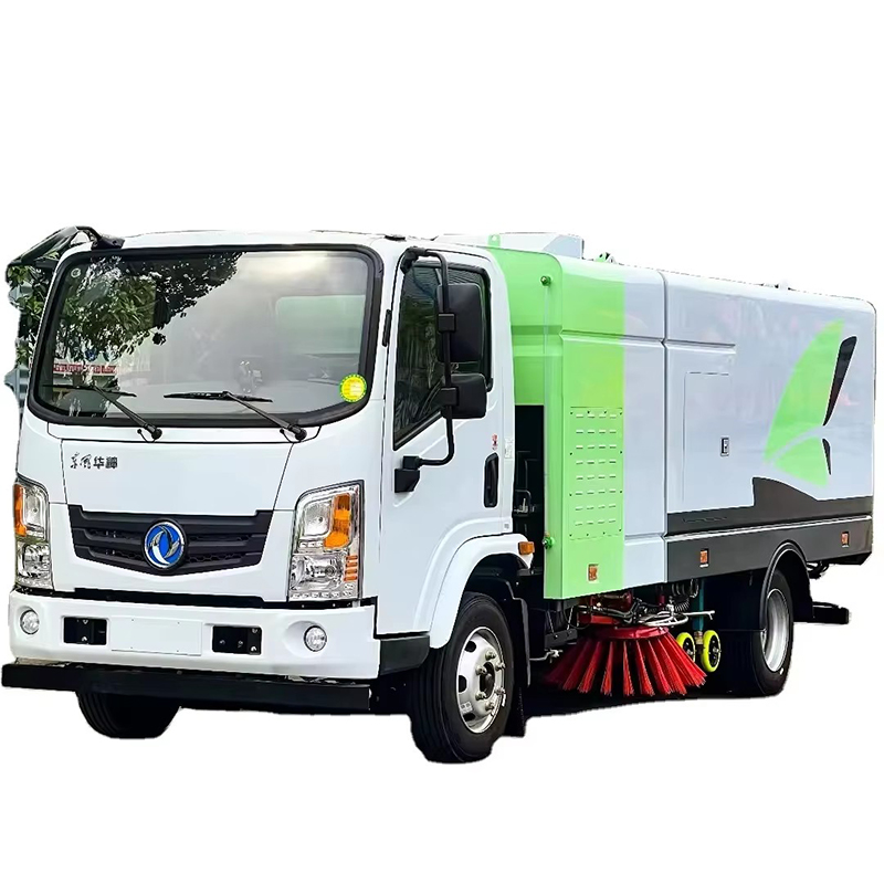 Perkhidmatan Baik Elektrik Murni Dongfeng 4X2 Mesin Pembersih Jalan Elektrik Jenis Pembersih Jalan