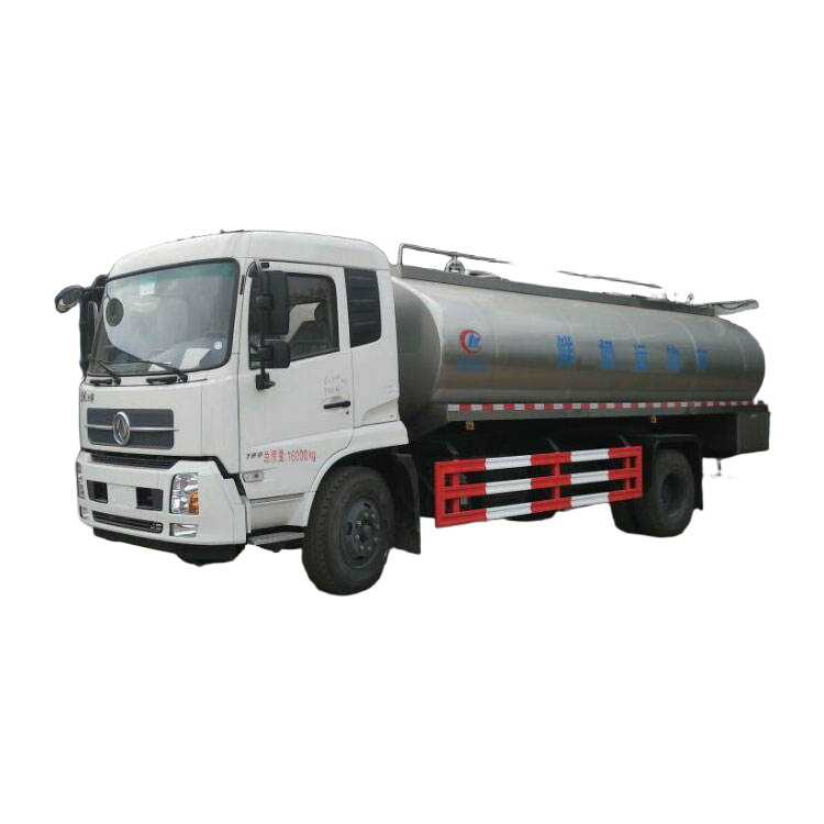 Dongfeng Keluli Tahan Karat 170HP / 180HP / 190HP / 210HP Tangki Susu Trak Cecair Makanan 8cbm / 10c