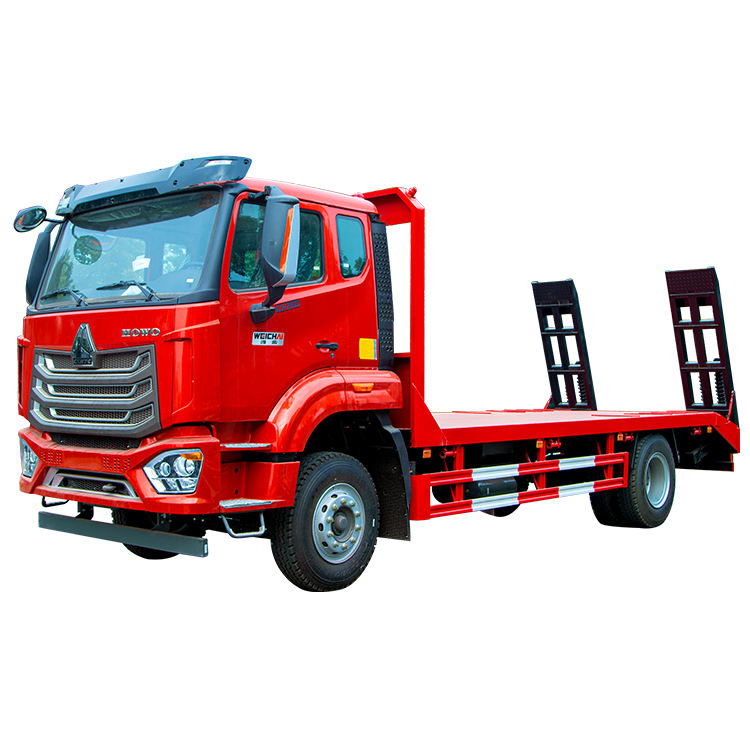 Shacman Isuzu HOWO Truk Flatbed Baru, Keluli Tahan Lama Untuk Penggali Diesel China' Kebang