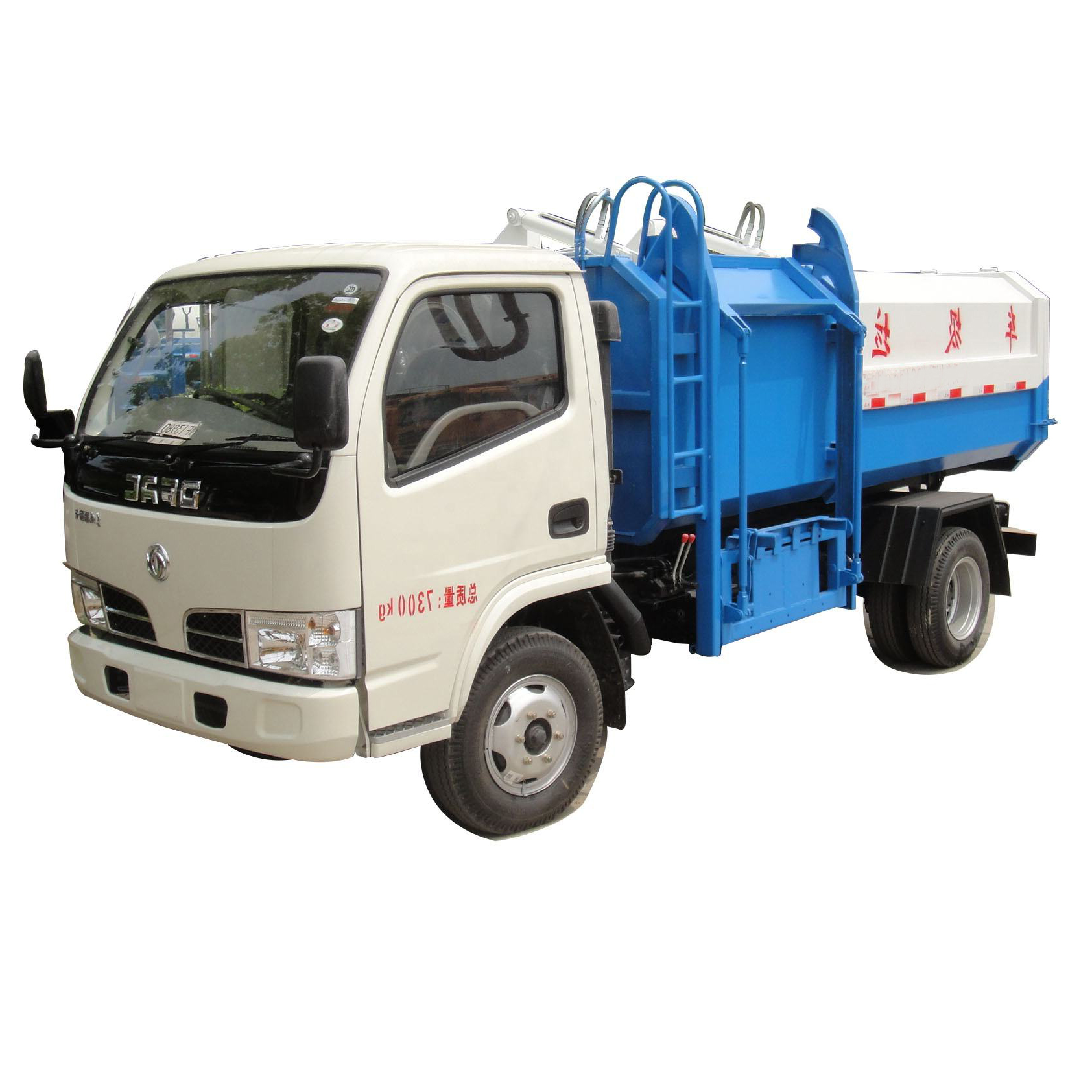 Harga Kilang Saiz Mini 4x2 Jenis Diesel 4cbm Side Loading Mengumpul Trak Sampah Sampah Untuk Sal
