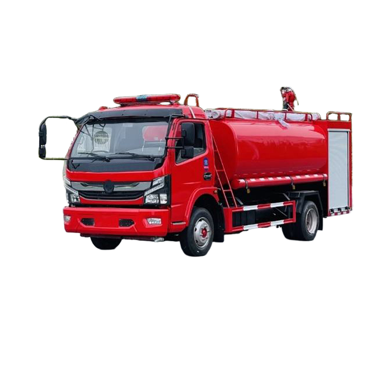 Model Eksport 8-Meter Tanker Air Pemadam Kebakaran Dengan Fungsi Penyemburan Maju Dan Pengeluaran Be