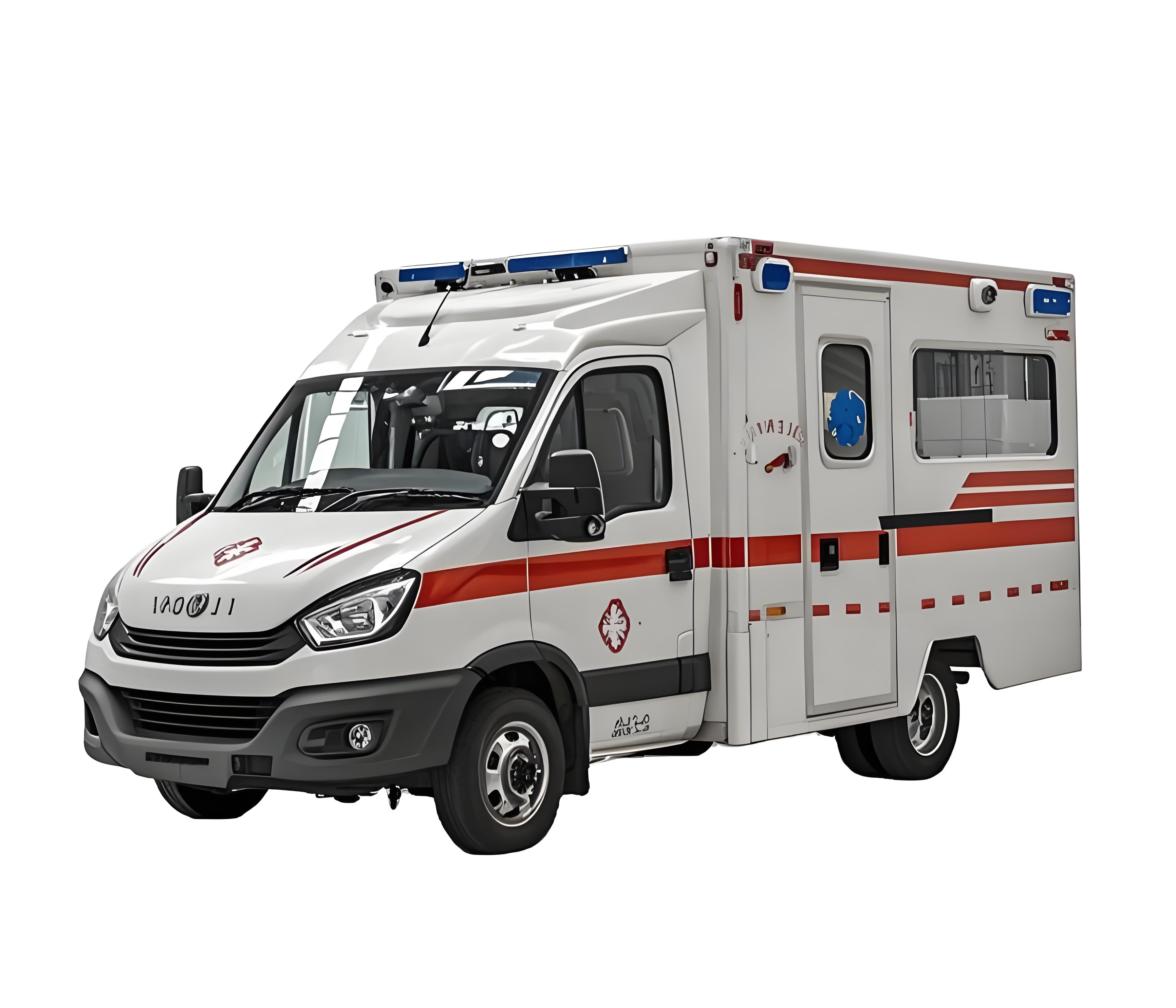 2025 Ambulans Penjagaan Kritik Baru Dengan Sokongan Hayat Lanjutan Jenis Bahan Bakar Diesel Dibuat D