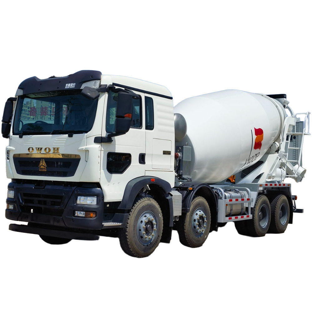 Kilang Langsung HOWO TX 8X4 12m&sup3; Tangki Pencampuran Konkrit Trak Pam Simen Trak Pencampur Konkr