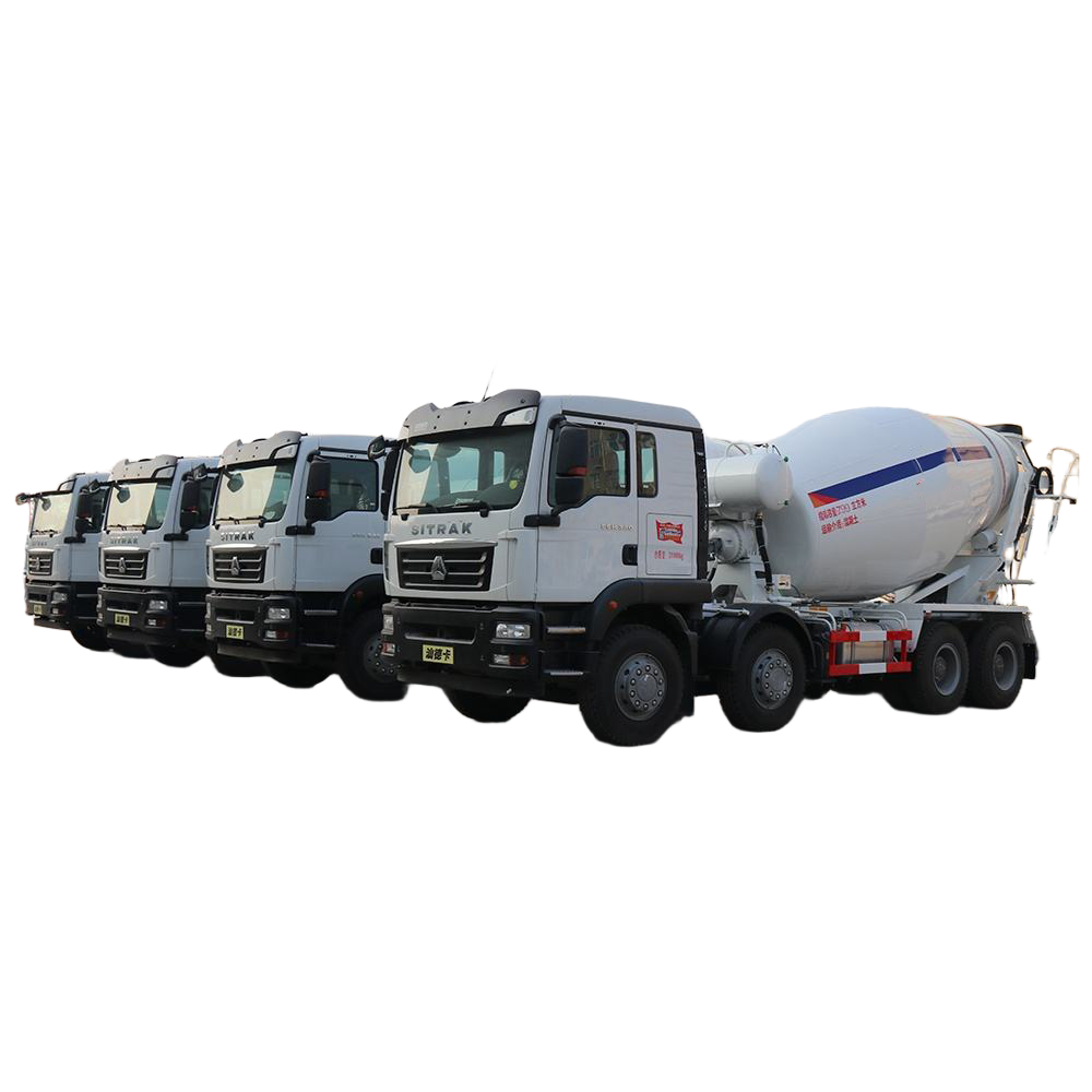 Kilang Langsung SITRAK 8X4 12m&sup3; Tangki Pencampuran Konkrit Mixer Konkrit Pusat