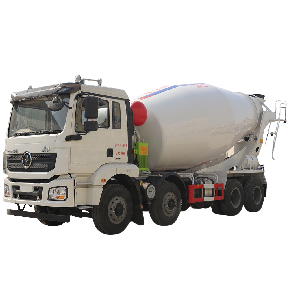 SHACMAN Cement Mixer Truck Portable Cement Mixer Tangki Pencampuran Konkrit