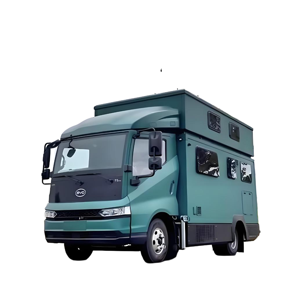 Jenama Terkenal BYD Hybrid RV Caravan Camper Trailer Mobil Home Touring Vehicle Untuk Eksport