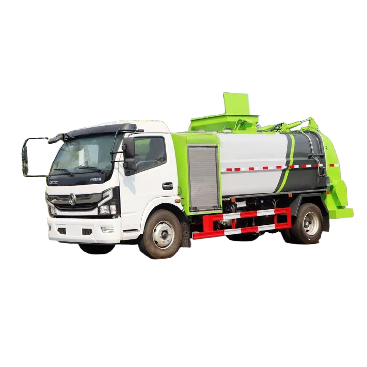 Dongfeng 4x2 Penghantaran Manual Truk Sampah Dapur Elektrik Murni Kotak Gear Enjin Baru F
