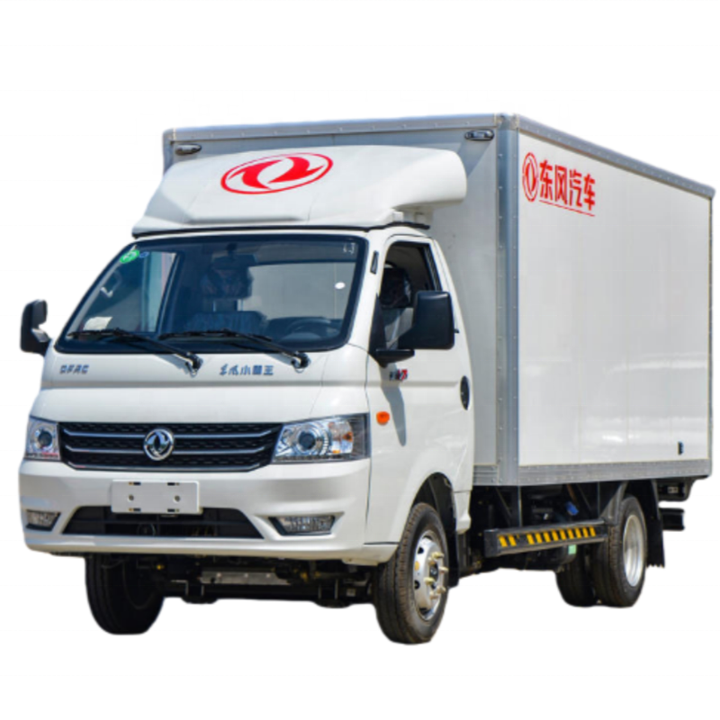 Kotak Truk Dongfeng 4X2 Diesel Baru Euro 3 Standard Pelepasan, Memuatkan 2-3 Ton Barang Kilang Custo
