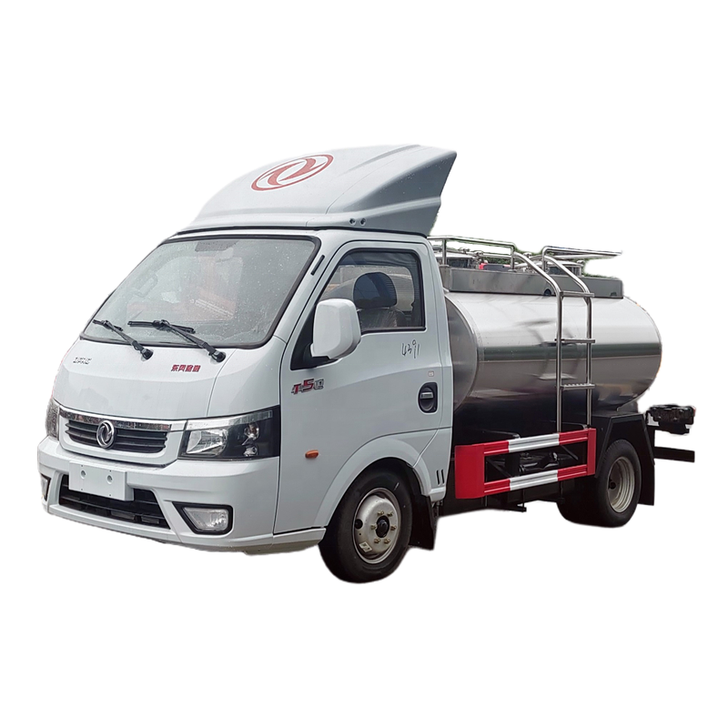 Dongfeng 4X2 Mini Susu Tanker Truk Kecil 2m&sup3; Susu Loading Truk 2000L Susu Pengangkutan Truk Unt