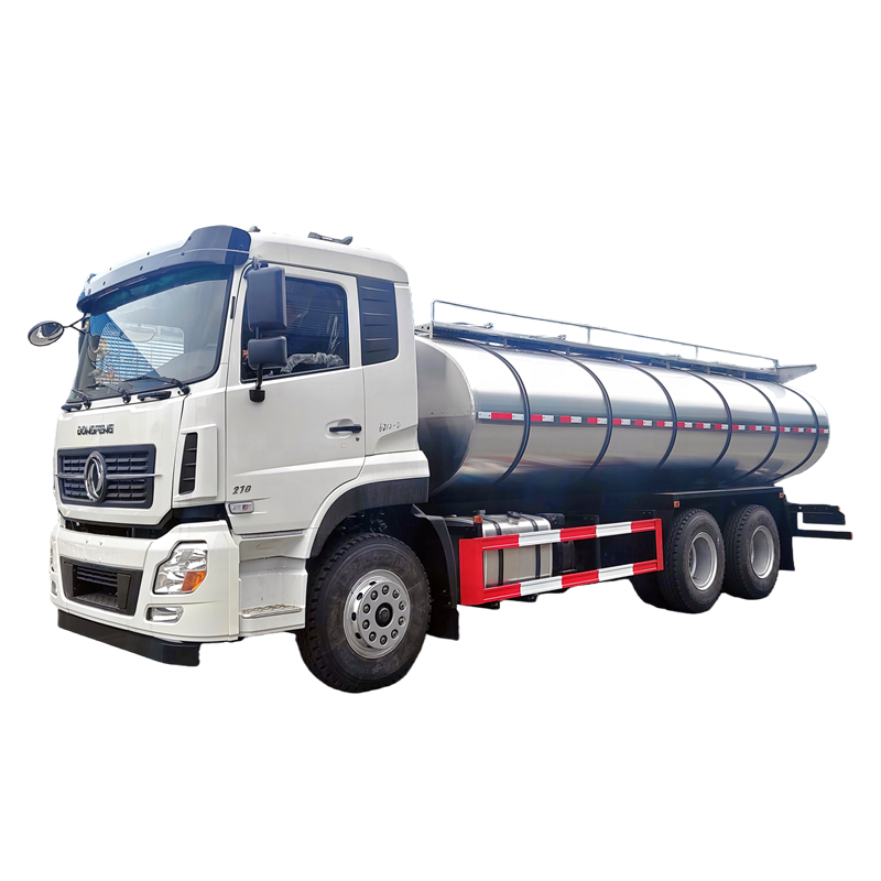 Jenama Baru Dongfeng 6X4 Trak Susu 16 Meter Kubik 304 Trak Pengangkutan Susu Segar Keluli Tahan Kara