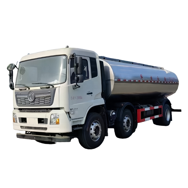 Dongfeng 6X2 Susu Tanker Truk 18m&sup3; 20m&sup3; Susu Pengangkutan Truk 18000L Susu Loading Truk Un