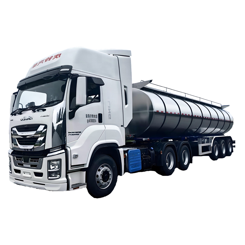 Jenama Baru 30m&sup3; Pengangkutan Susu Tiga-paksi Semi-treler 304 Tanker Susu Keluli Tahan Karat Gr