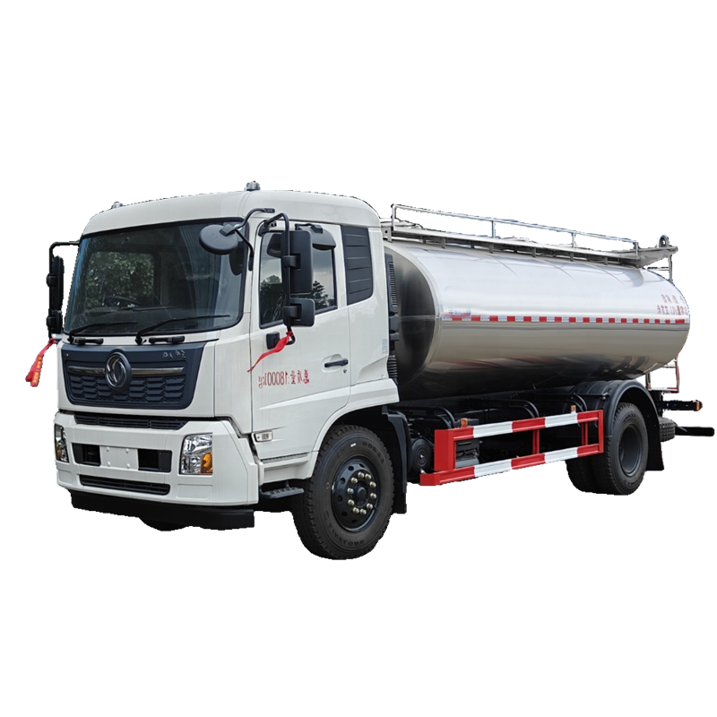 Jenama Baru Dongfeng 12m&sup3; Trak Pemindahan Susu Segar 4X2 12000L Trak Tanker Susu Makanan Cecair