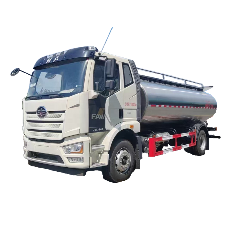 China FAW Fresh Susu Pemindahan Trak 4X2 Susu Trak 12000L Susu Tangki Untuk Dijual