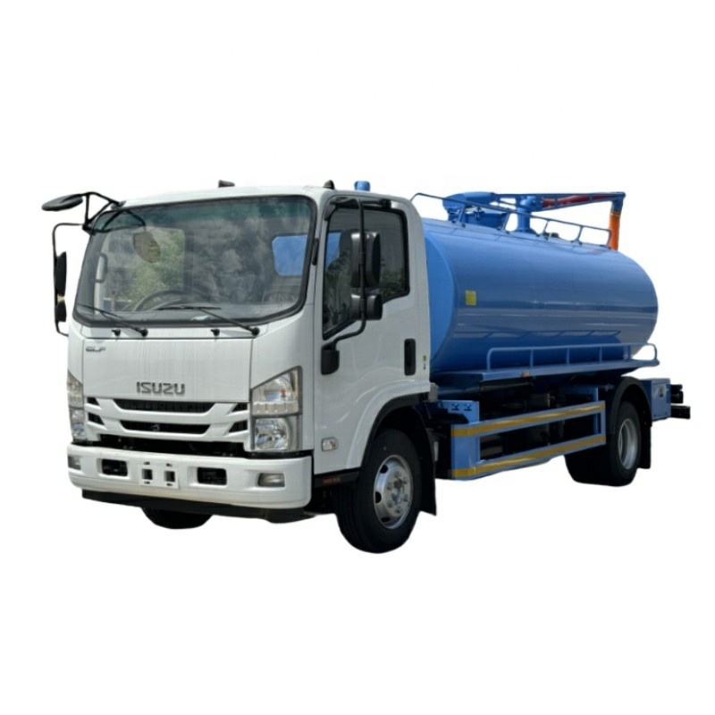 Harga Murah 1suzu 5cbm 5000l Vacuum Sewage Suction Truck 4x2 Fecal Sludge Cleaning Tanker Truck Untu
