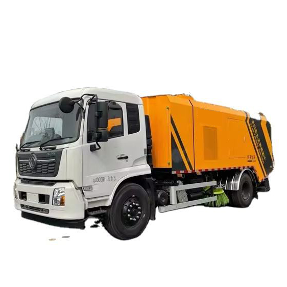 Dongfeng 10 Ton Tank Debu Pencemaran Berat Menggabungkan Kering Dan Basah Permukaan Jalan Jalan Dan 