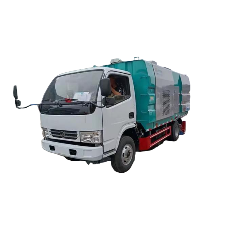 Truk Untuk Membersihkan Jalan-jalan Truk Pembersihan Jalan Kecil Dengan Debu Penyedot Vakum
