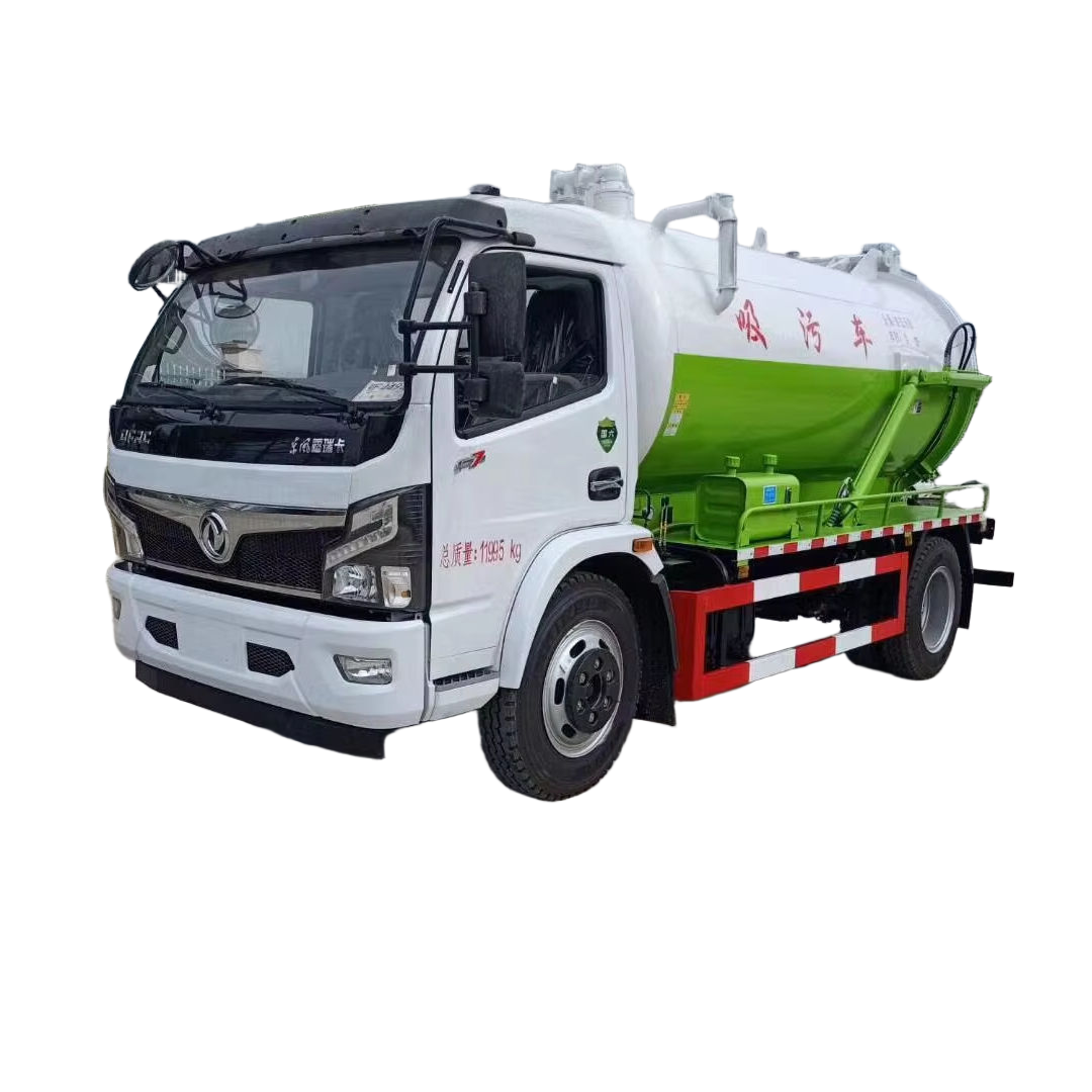 Trak Tangki Vakum Limbah Alam Sekitar Bandar Yang Cekap Dengan Penghantaran Manual 4x2 Jenis Pemacu 